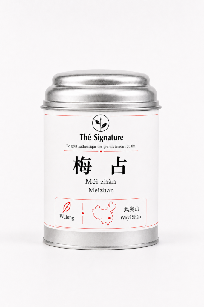 梅占<br> Méi zhàn<br> <em style="font-size: 0.70em;">Thé de Roche "MeiZhan"</em>