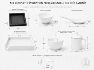 Set complet d'évaluation homologué pour les thés raffinés
