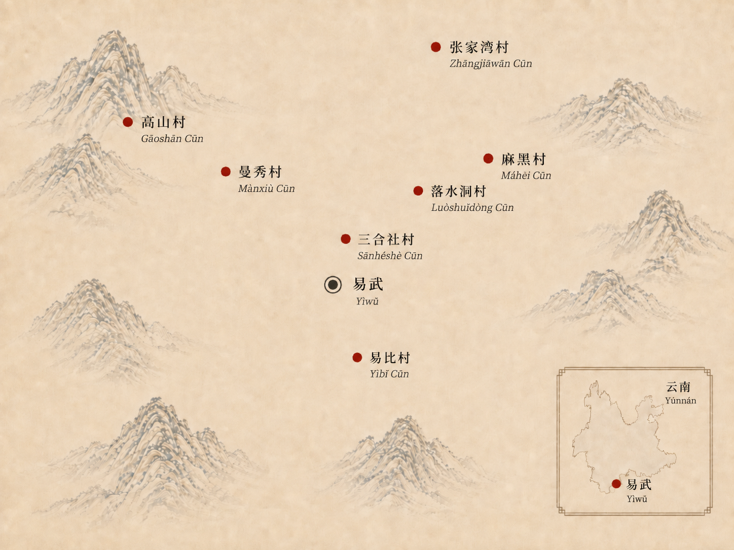 Coffret 易武七村 - les sept villages de Yìwǔ - Image 2